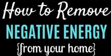 Remove negative energy from home